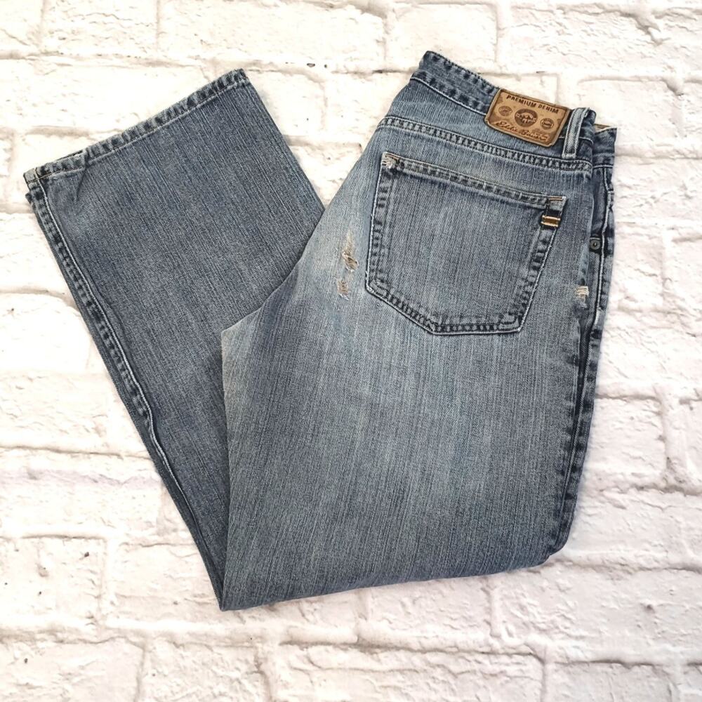 Eddie Bauer Blue Jeans Distressed/Destroyed
